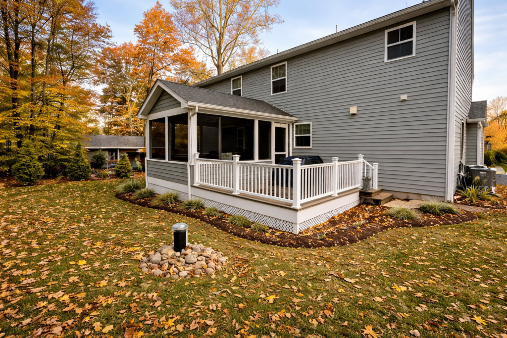 A new deck construction